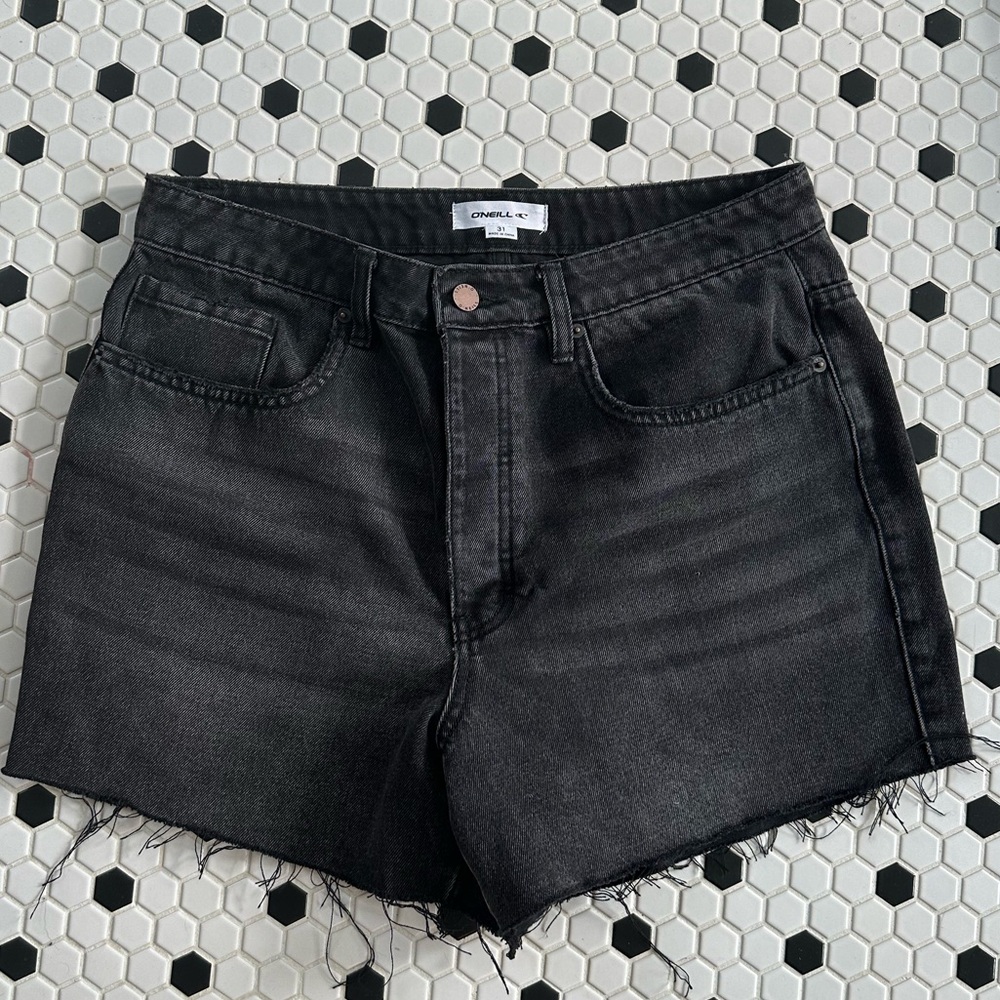 O'Neill black denim shorts